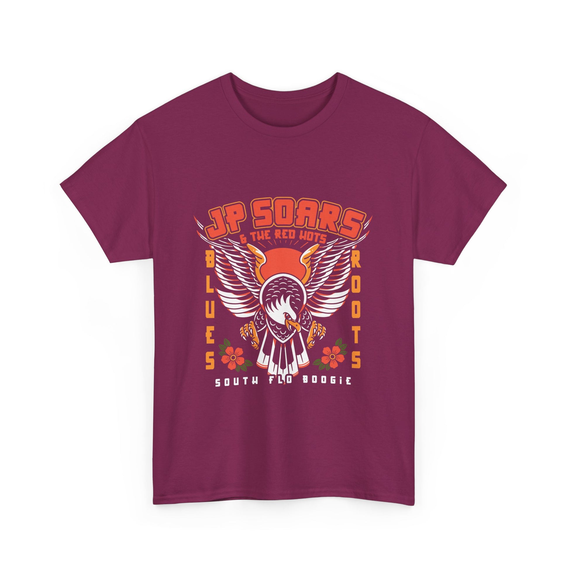 JP Soars Eagle Unisex Heavy Cotton Band Tee Dark Colors