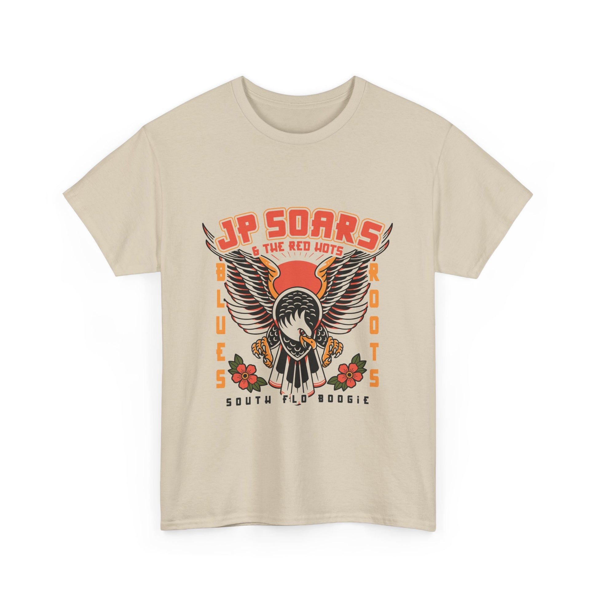 JP Soars Eagle Unisex Heavy Cotton Band Tee Light Colors