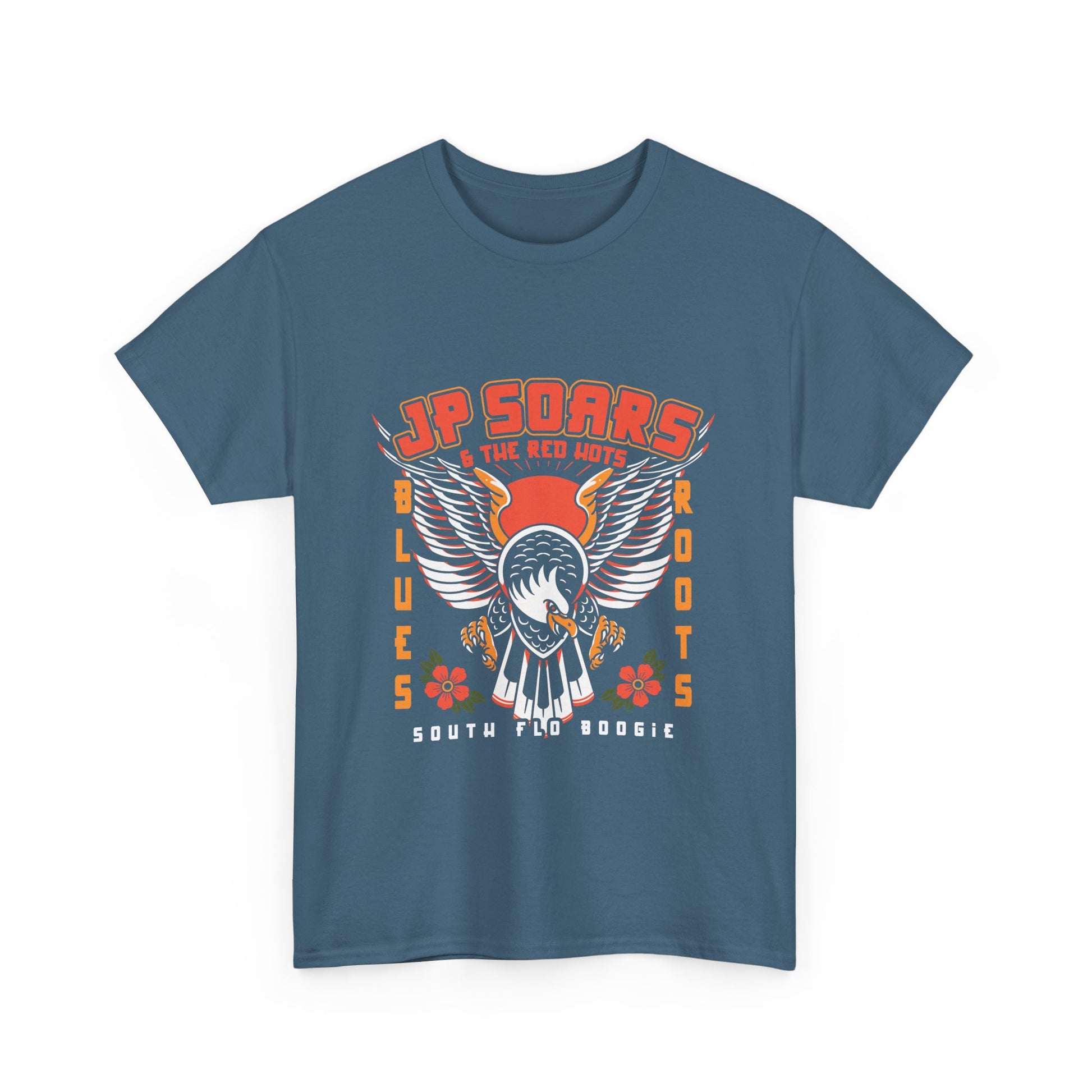 JP Soars Eagle Unisex Heavy Cotton Band Tee Dark Colors