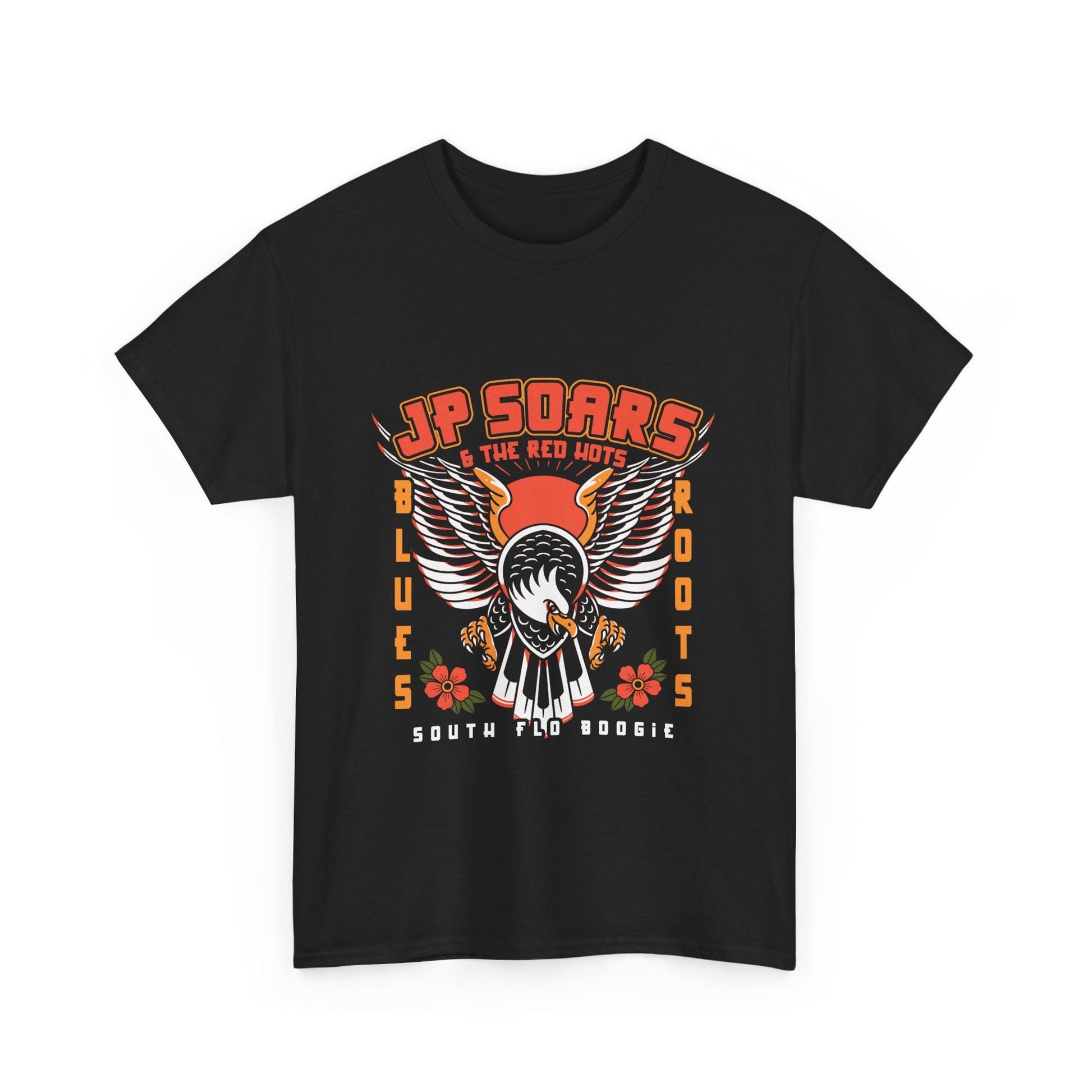 JP Soars Eagle Unisex Heavy Cotton Band Tee Dark Colors