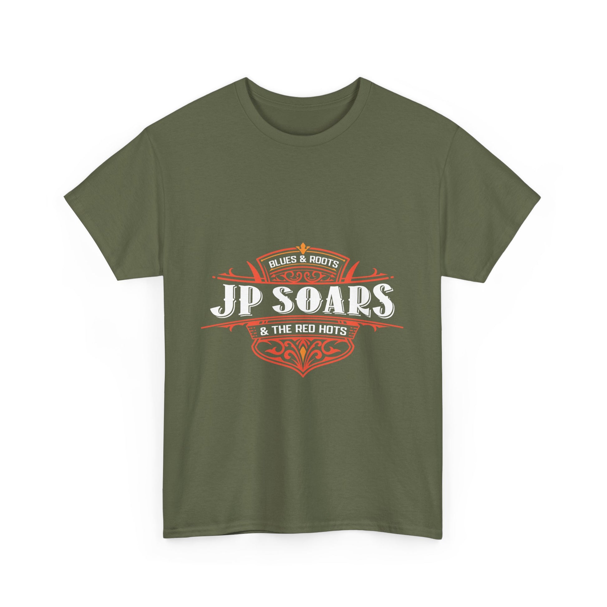 JP Soars Crest Unisex Heavy Cotton Band Tee Dark Colors
