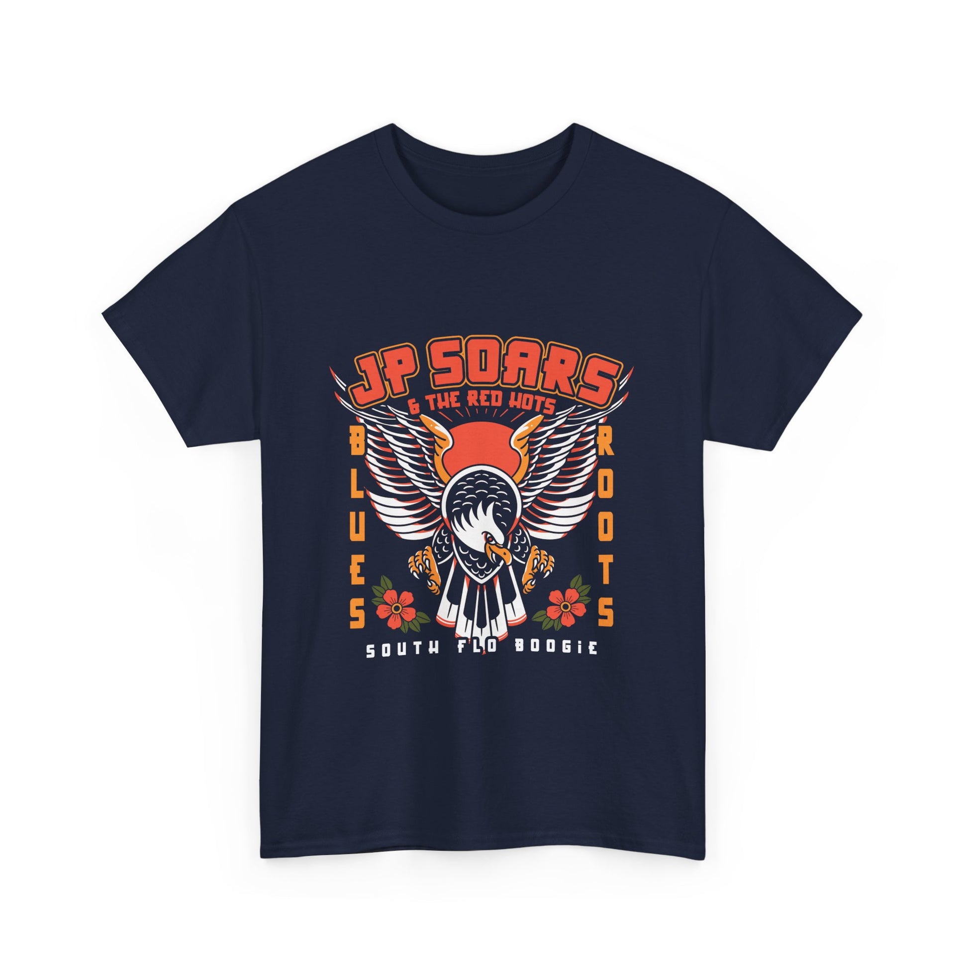 JP Soars Eagle Unisex Heavy Cotton Band Tee Dark Colors