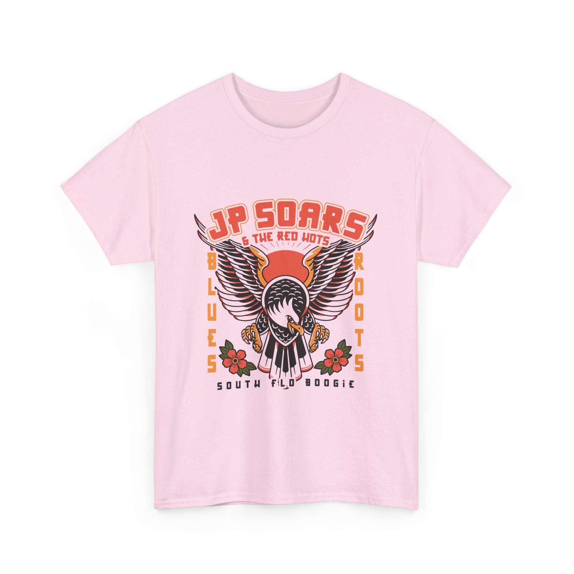 JP Soars Eagle Unisex Heavy Cotton Band Tee Light Colors